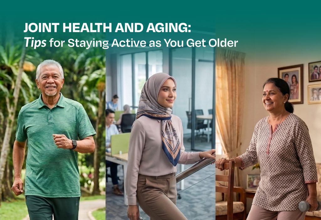 Older adults staying active outdoors to support joint health and mobility